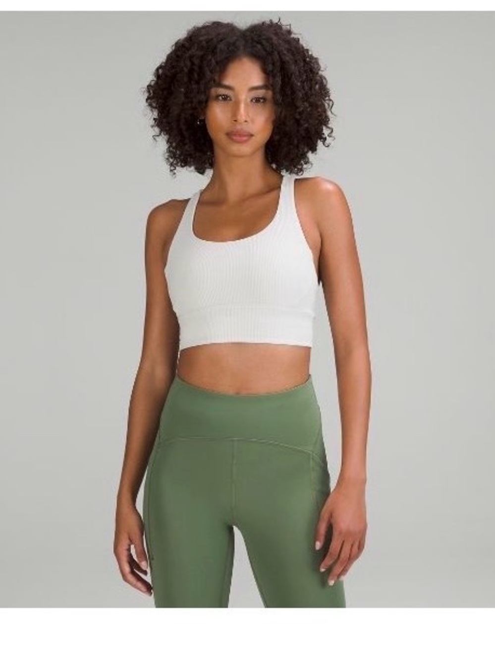 Lululemon Ribbed Scoop Neck long line bra